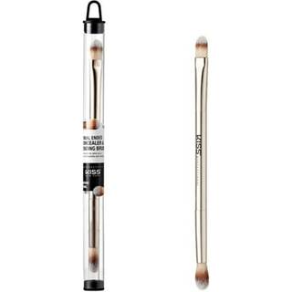 Kiss New York Professional Dual Ended Concealer & Blending Brush Flat Concealer Brush til ufuldkommenhed og endda dækning af lille område Even An