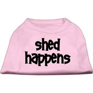 Skjul händer skärmtryck skjorta ljusrosa xl