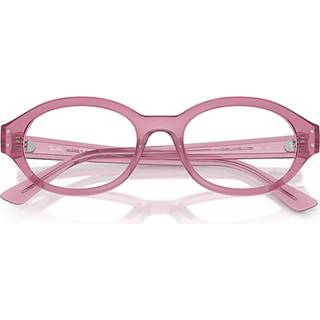 Ray - Ban Unisex RX7257 SHILO 8435 Optiske stel Injiceret Rosa Transparent Rund Normal