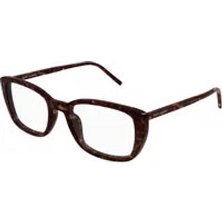 SAINT LAURENT Kvinde SL 776 002 Optiske stel Acetat Havana Transparent Firkantet