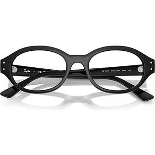 Ray - Ban Unisex RX7257 SHILO 8260 Optiske stel Injiceret Sort Transparent Rund Normal