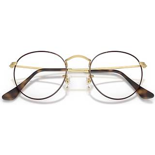 Ray - Ban Unisex RX3447V ROUND METAL 3188 Optiske stel Metal Havana Transparent Rund Normal