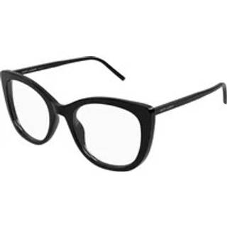 SAINT LAURENT Kvinde SAINT LAURENT SL 778 001 Optiske stel Acetat Sort Transparent Cat Eye