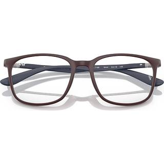 Ray - Ban Unisex RX7199 8444 Optiske stel Kig Violet Transparent Firkantet Normal