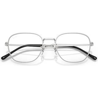 Ray - Ban Unisex RX6534 2501 Optiske stel Metal Sølv Transparent Firkantet Normal
