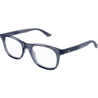 Montblanc Mand Montblanc MB0385O 005 Optiske stel Acetat Grå Transparent Firkantet