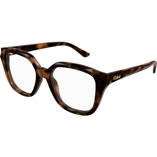 Chloé Kvinde CH0293O 002 Optiske stel Acetat Havana Transparent Firkantet