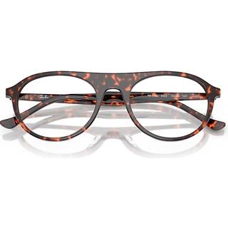 Ray - Ban Unisex RX5441 8423 Optiske stel Acetat Rød Transparent Firkantet Normal