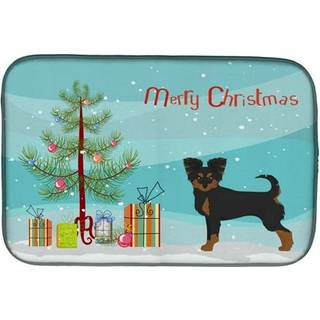 """" Caroline's Treasures CK3813DDM Sort og solbrun Chion Christmas Tree Dish-Drying-Mats 14 X 21 Multicolor """"