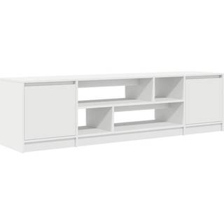 Sengebord Med Led-Lys 100X41X50 Cm - 188.5 cm / Hvid