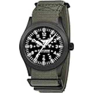 KHS PLABSSF.DFSGO Herrenuhr Platoon Solar Flex-Textilband Grau