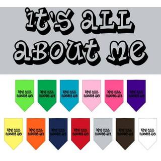 Det handlar om mig skärmtryck bandana lime grön stor