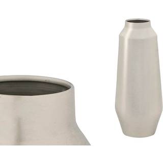Vase Gift Decor Sølvfarvet Jern 19 x 49 x 19 cm 49 x 19 x 49 cm