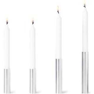 Slim Light Lysestage, Stål - 4-pak