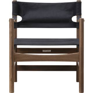 Fredericia Furniture Canvas 21 karmstol Sort canvas-olieret eg