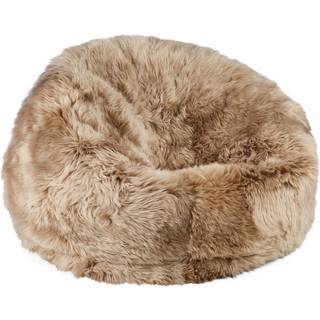 Sækkestol | Lammeskind | Langhåret | 73x74 | 92x93 cm