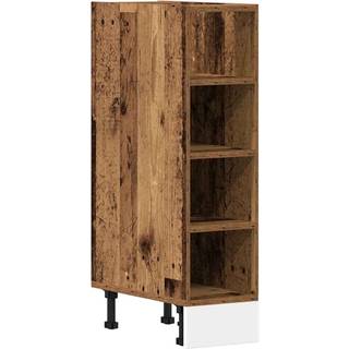 Underskab 20X44,5X81,5 Cm Konstrueret Træ Antikt Træ