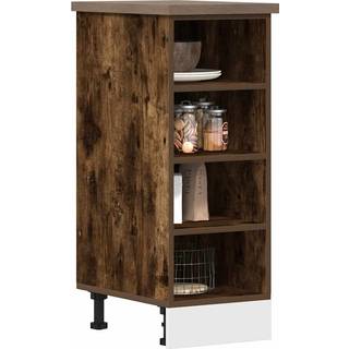 underskab "Riga" røget eg 30x44,5x81,5 cm konstrueret træ