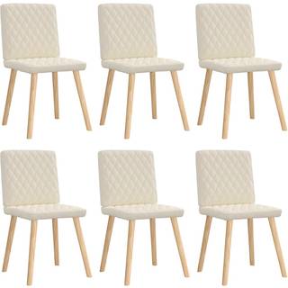 spisebordsstole 6 stk. linned