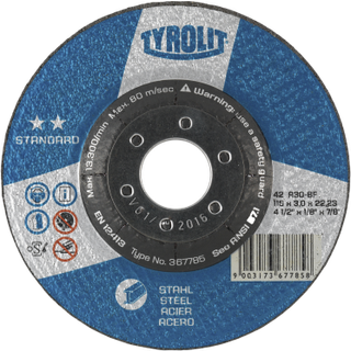 Skæreskive Standard 42X ø125×3 A30S-BF