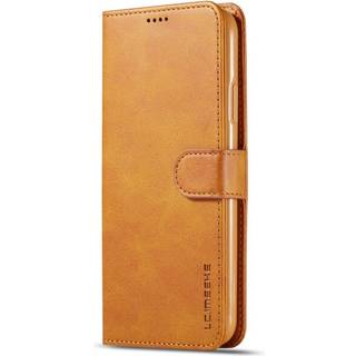 iPhone 11 Pro Max Kunstlæder Flip Cover m. Kortholder & Ståfunktion - Brun