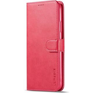 Kunstlæder Flip Cover m. Kortholder & Ståfunktion - iPhone 11 Pro Max - Lyserød