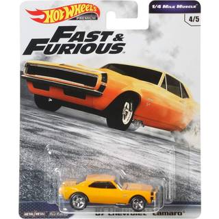 Hot Wheels 1/4 Mile Muscle '67 Chvrolet Camaro 4/5 Yellow [Fast & Furious]