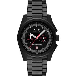 Armani Exchange AX2864 Parker Sort/Stål Ø42 mm
