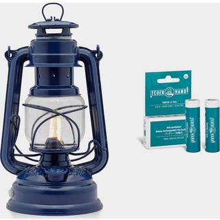 Flagermuslygte LED Feuerhand 276 (Baby Special) LED, 255 mm, Cobalt Blue + genopladelige litiumionbatterier