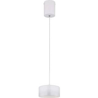 Belinda LED-hængelampe, Ø 15 cm, hvid, glas