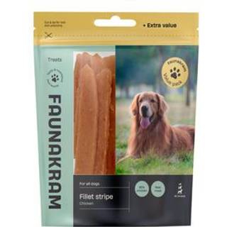 Faunakram hundesnack m. kyllingefilet, valuepack - 500 g.
