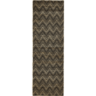 House Doctor Monta Tæppe 83x260 Cm Natur/ - Jutemtæpper Bomuld Sort - 257810075