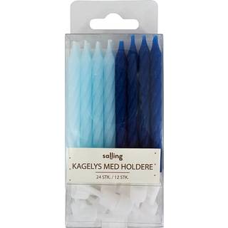 Salling kagelys snoet L: 6,3 cm 24-pak - blå mix (På lager i butik)