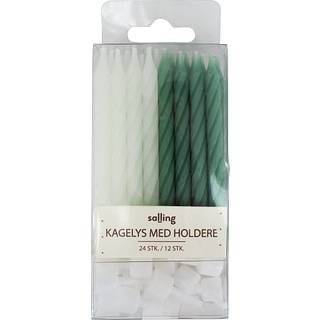 Salling kagelys snoet L: 6,3 cm 24-pak - grøn mix (På lager i butik)
