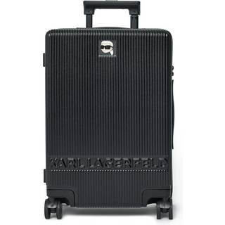 Karl Lagerfeld Ikon Kuffert med 4 hjul sort