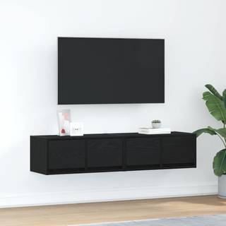 Tv-Borde 60X31X25,5 Cm Konstrueret Træ - 2 / Sort eg / 60 x 31 x 25.5 cm