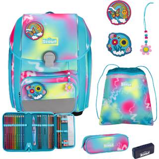 Scout Genius Happy Rainbow Ex Edition Safety Light Schulranzen Set