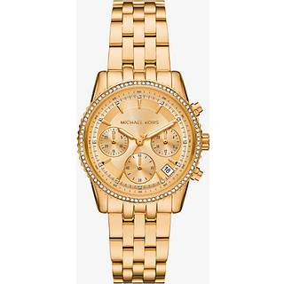 MK Mini Bryant Pavé Gold-Tone Watch - Gold - Michael Kors - ONE SIZE