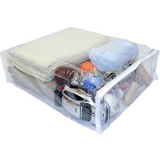 Ryd vinyl lynlås tæppe opbevaringsposer 15x18x5 tommer sæt på 5