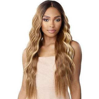 Sensationnel Butta Lace Front Wigs - Butta Enhed 29 Ekstra bred 5 tommer dyb del Syntetisk parykf?ret h?rlinje HD blonder med babyh?r - Butta Uni