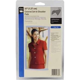 DRITZ 103562 53078-1 Skulderpuder d?kket Set-in 1/2-tommer sort