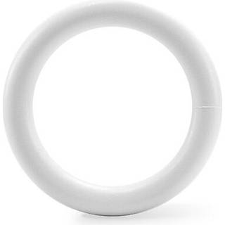 Floracraft Extruded Craftfom Wreath 1,9 tommer x 13,8 tommer hvid