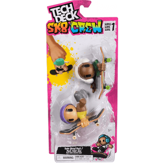 Tech Deck SK8 Crew - 2 figurer og fingerskateboards