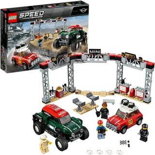 Lego Speed ???hampions 1967 Mini Cooper S Rally og 2018 Mini John Cooper Works Buggy 75894 Building Kit (481 stykker)