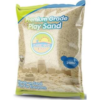 Klassisk sand og leg sand til sandkassetablerapi og udend?rs brug 20 lb. taske Naturligt ikke-giftigt v?dt borg til kreativitet og stimulerer sen