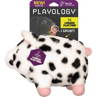Playology plyslegetj til hunde | Udstoppet dyregris | Svinekdsplseduftende legetj til store hunde