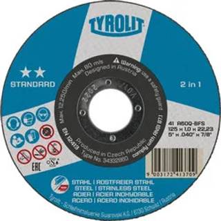 Skæreskive Standard 41X ø125×1,0 A60Q-BFS