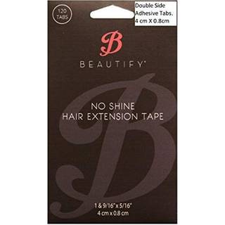 Skøn ikke glans Hårforlængelsesbånd faner - dobbeltsidet udskiftningstape til hårforlængelser 120 faner pr. Pakke - glansfrit hold