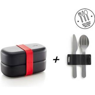 Lékué Lékué To Go madkasse 5 dele Sort