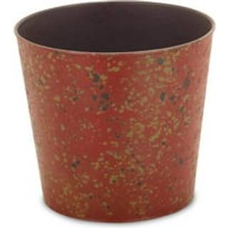 9 """" R?d genanvendt plast indend?rs udend?rs rund potten planter